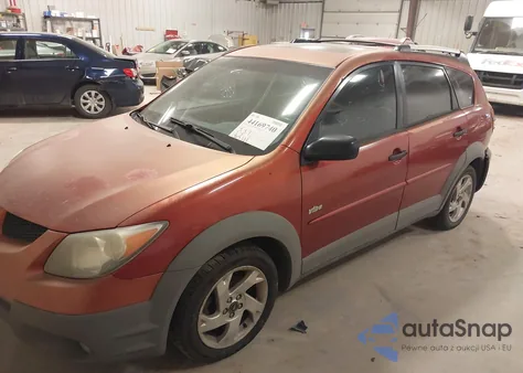 2003 Pontiac Vibe z USA, uszkodzony, nr VIN 5Y2SL62843Z442494